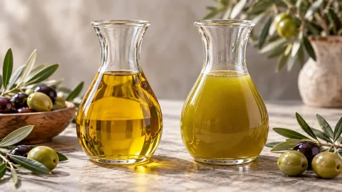 Aceite de oliva filtrado o sin filtrar