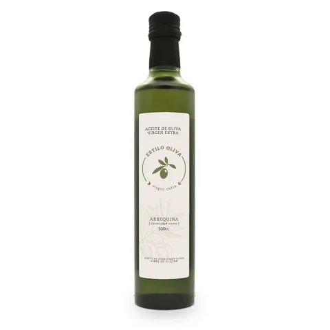 Estilo Oliva Arbequina, aceite de oliva virgen extra