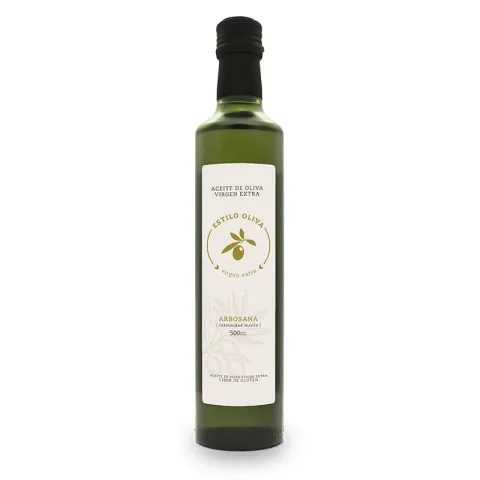 Estilo Oliva Arbosana, aceite de oliva virgen extra