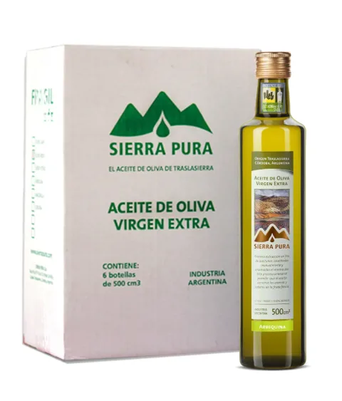 Sierra Pura Varietal Arbequina, aceite de oliva virgen extra
