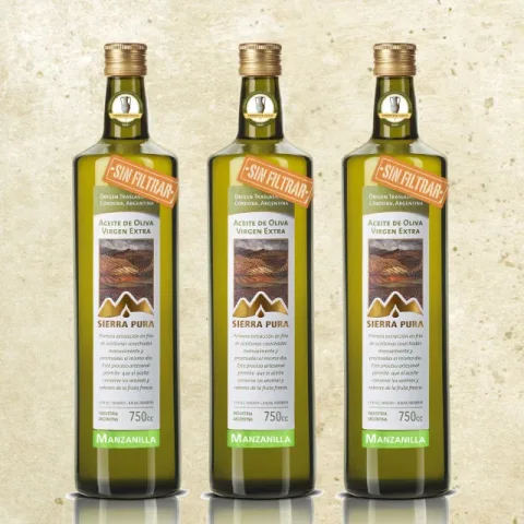 Sierra Pura Varietal Manzanilla Sin Filtrar, aceite de oliva virgen extra